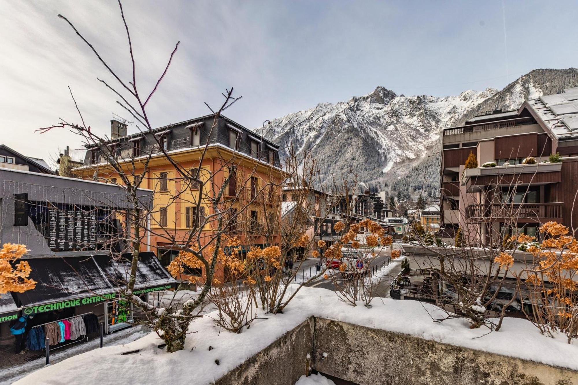 Duplex Aiguille Du Midi Large Terrasse - Happy Rentals Σαμονί Εξωτερικό φωτογραφία