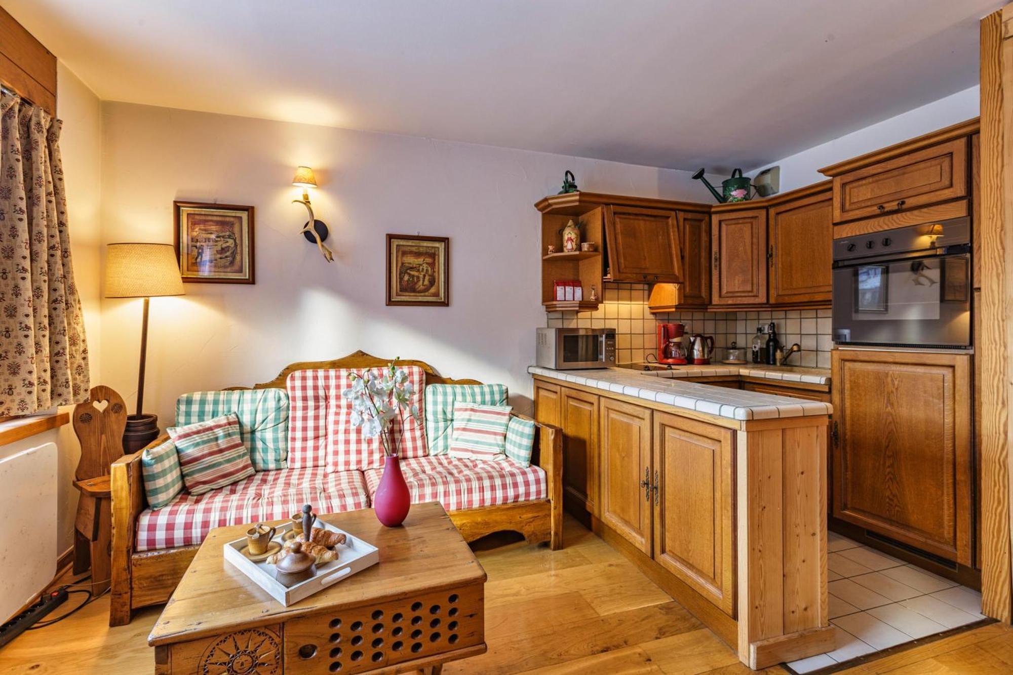 Duplex Aiguille Du Midi Large Terrasse - Happy Rentals Σαμονί Εξωτερικό φωτογραφία