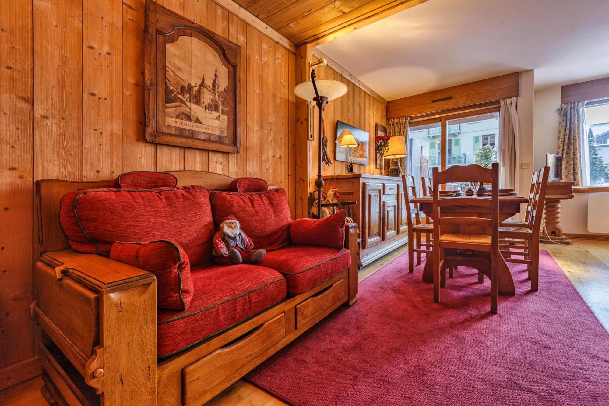 Duplex Aiguille Du Midi Large Terrasse - Happy Rentals Σαμονί Εξωτερικό φωτογραφία