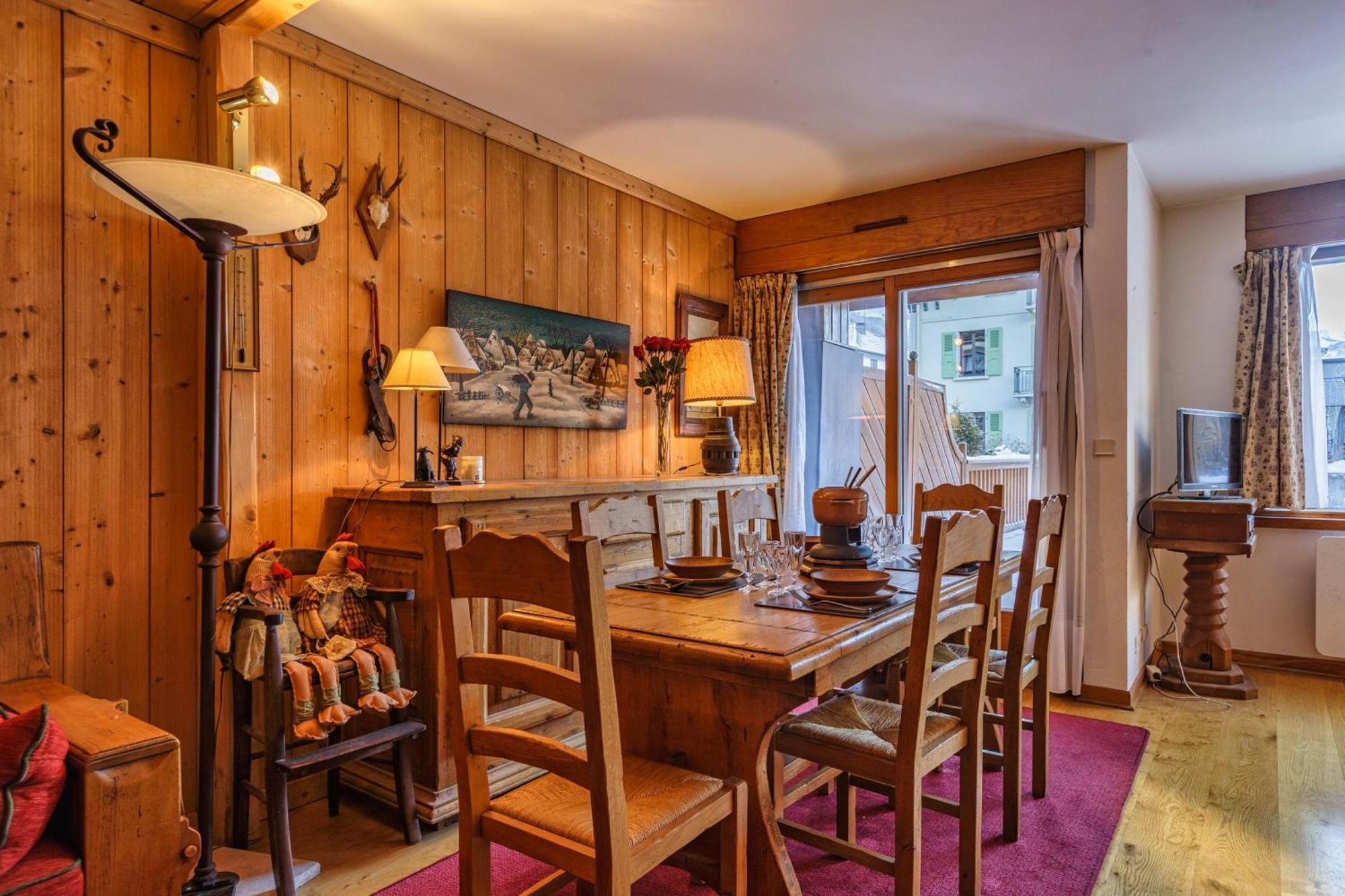 Duplex Aiguille Du Midi Large Terrasse - Happy Rentals Σαμονί Εξωτερικό φωτογραφία