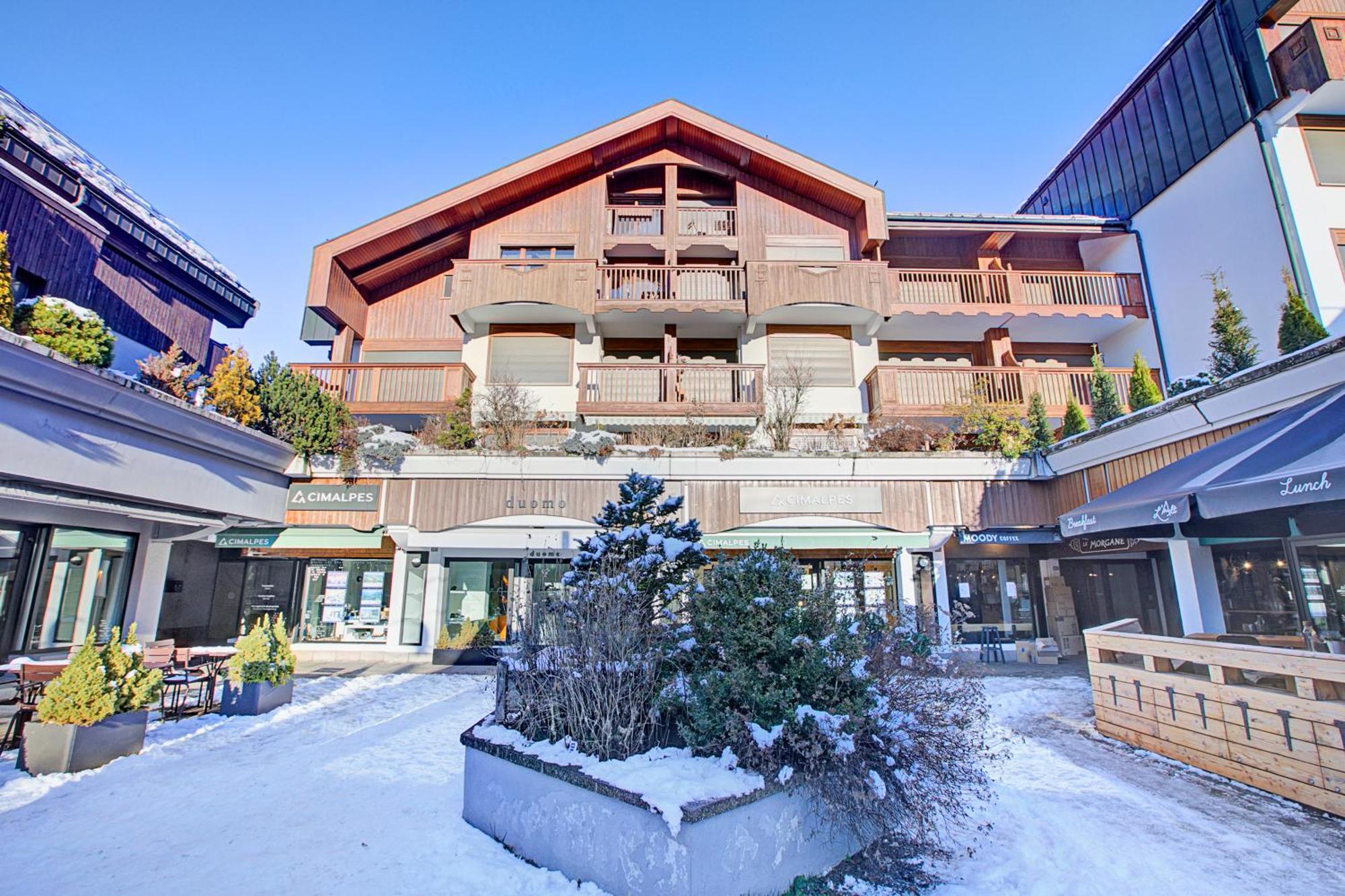 Duplex Aiguille Du Midi Large Terrasse - Happy Rentals Σαμονί Εξωτερικό φωτογραφία